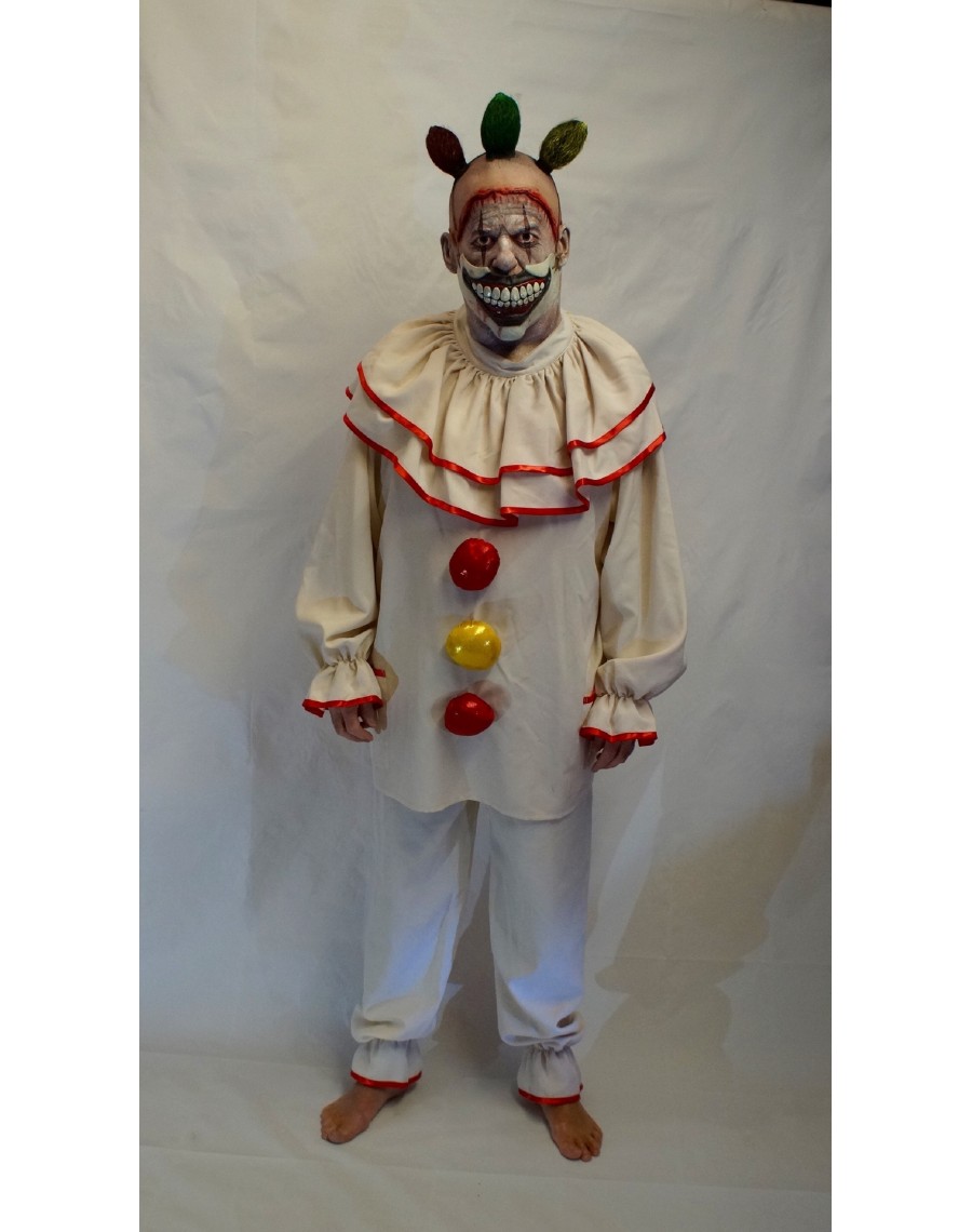 Costume Scary Clown Halloween Tv Character Fancy Dress Horror Rent Hire 